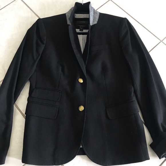J. Crew black schoolboy blazer jacket style 05157 - Picture 7 of 11
